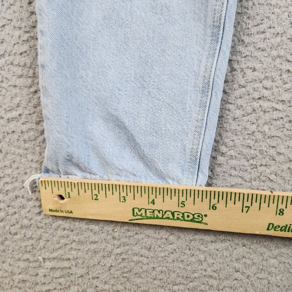 American Eagle Jeans Womens 4 Blue Curvy Mom Jean Distressed Stretch High Waist - Picture 6 of 13